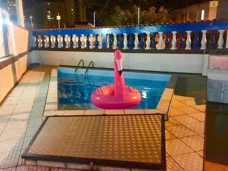 Casa Guilhermina Com Piscina E Churrasqueira Praia Grande  Exterior foto